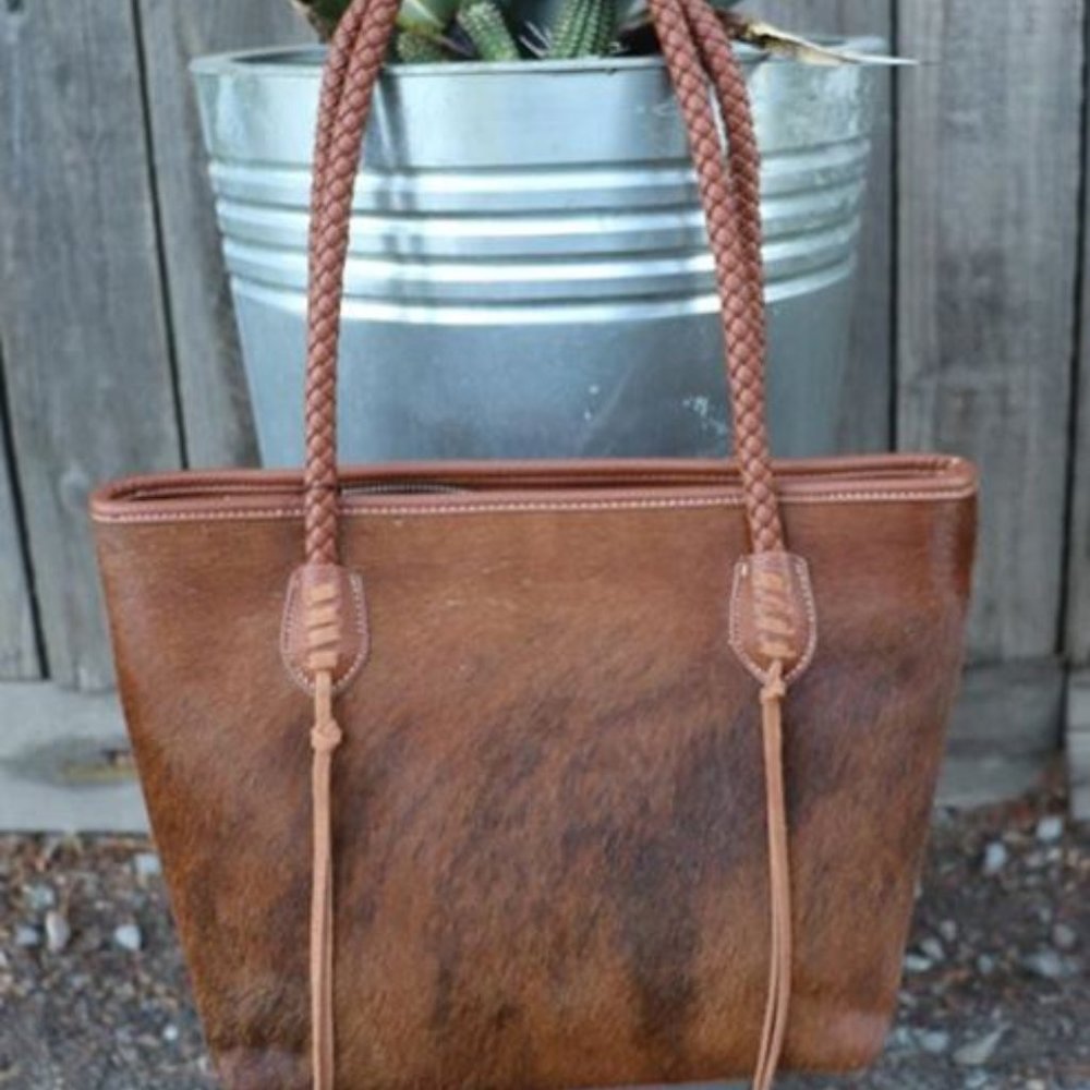 Trinity Ranch line by Montana West Cowhide Tote